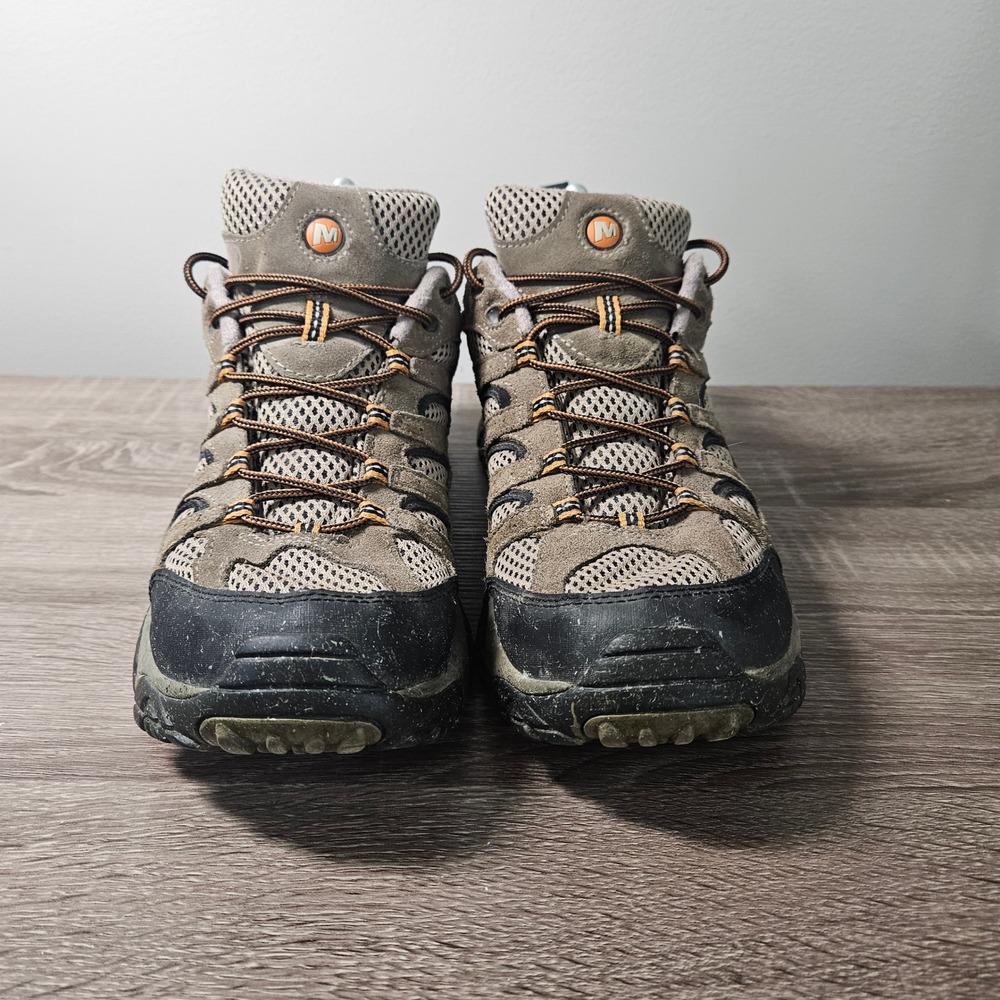 Merrell Moab Ventilator Mens Hiking Shoes Walnut Brown Suede J86595 Size 12 - Picture 2 of 10